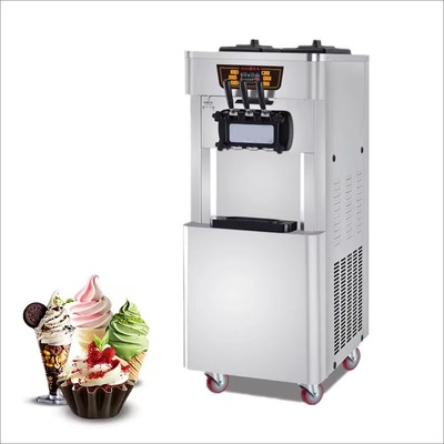 FEST Ice Cream Machine For 3 Flavor Soft Serve Commercial