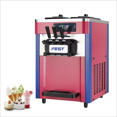 FEST Ice Cream Machine For 22L/H three flavours