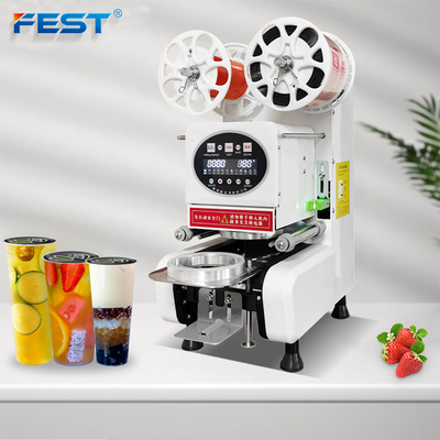 FEST Sealing machine PET cup RC95T Automatic Bubble Tea heat cup sealing machine 98mm